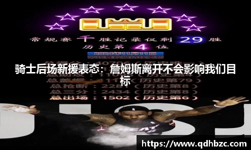 骑士后场新援表态：詹姆斯离开不会影响我们目标